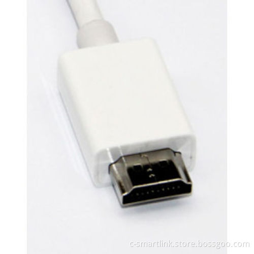 Gold-plated HDMI to VGA adapter/convert HDMI into VGA video with audio, microUSB charging